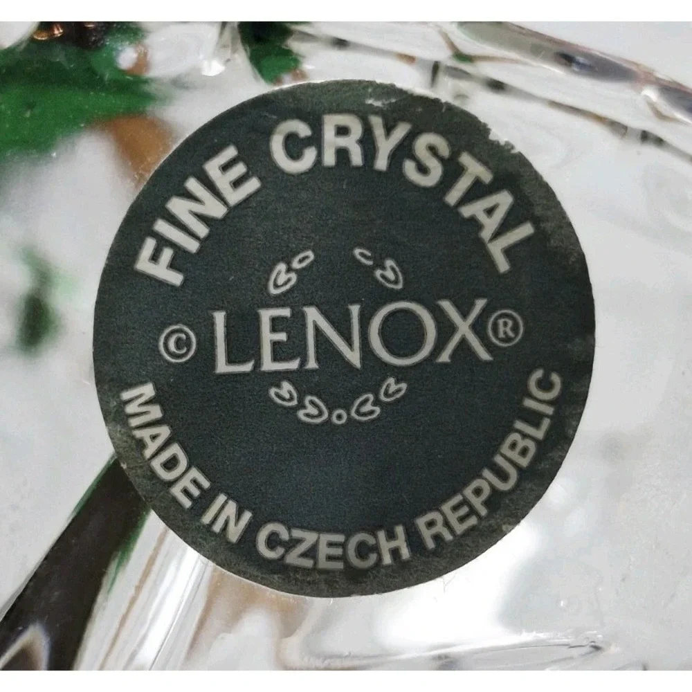 Vintage Lenox Fine Crystal Star Bud Vase 6